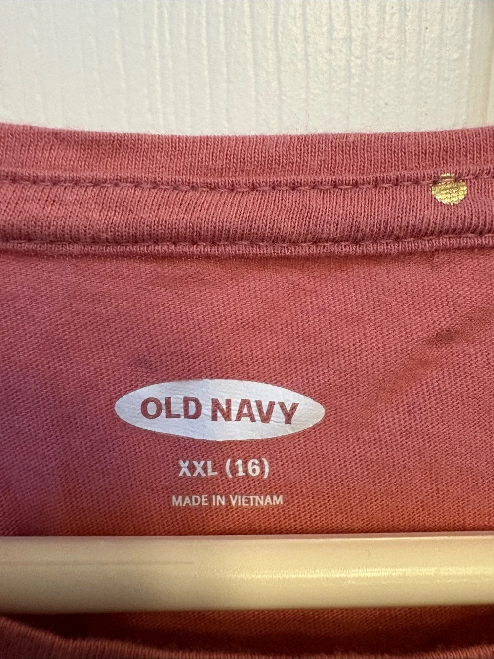 Old Navy Dusty Rose Long-Sleeve Tee with Metallic Studs